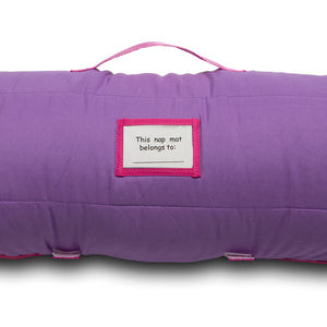 NoJo Little Princess Toddler Nap Mat - Includes Attached Pillow and Fleece Blanket