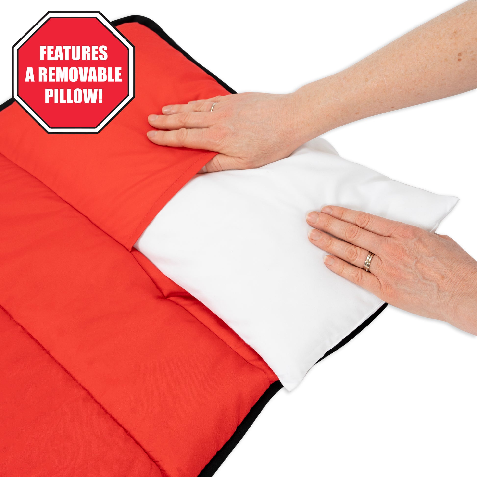 NoJo Construction Toddler Nap Mat - Includes Removable Pillow and Attached Fleece Blanket