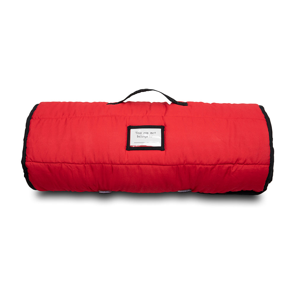 NoJo Construction Toddler Nap Mat - Includes Removable Pillow and Attached Fleece Blanket