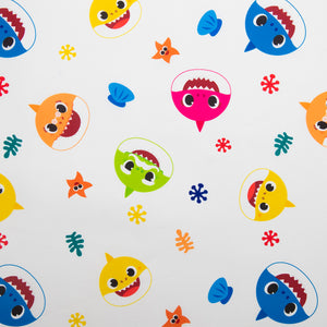 NoJo Baby Shark 2 Piece Toddler Sheet Set  - Includes Fitted Sheet and Reversible Pillowcase