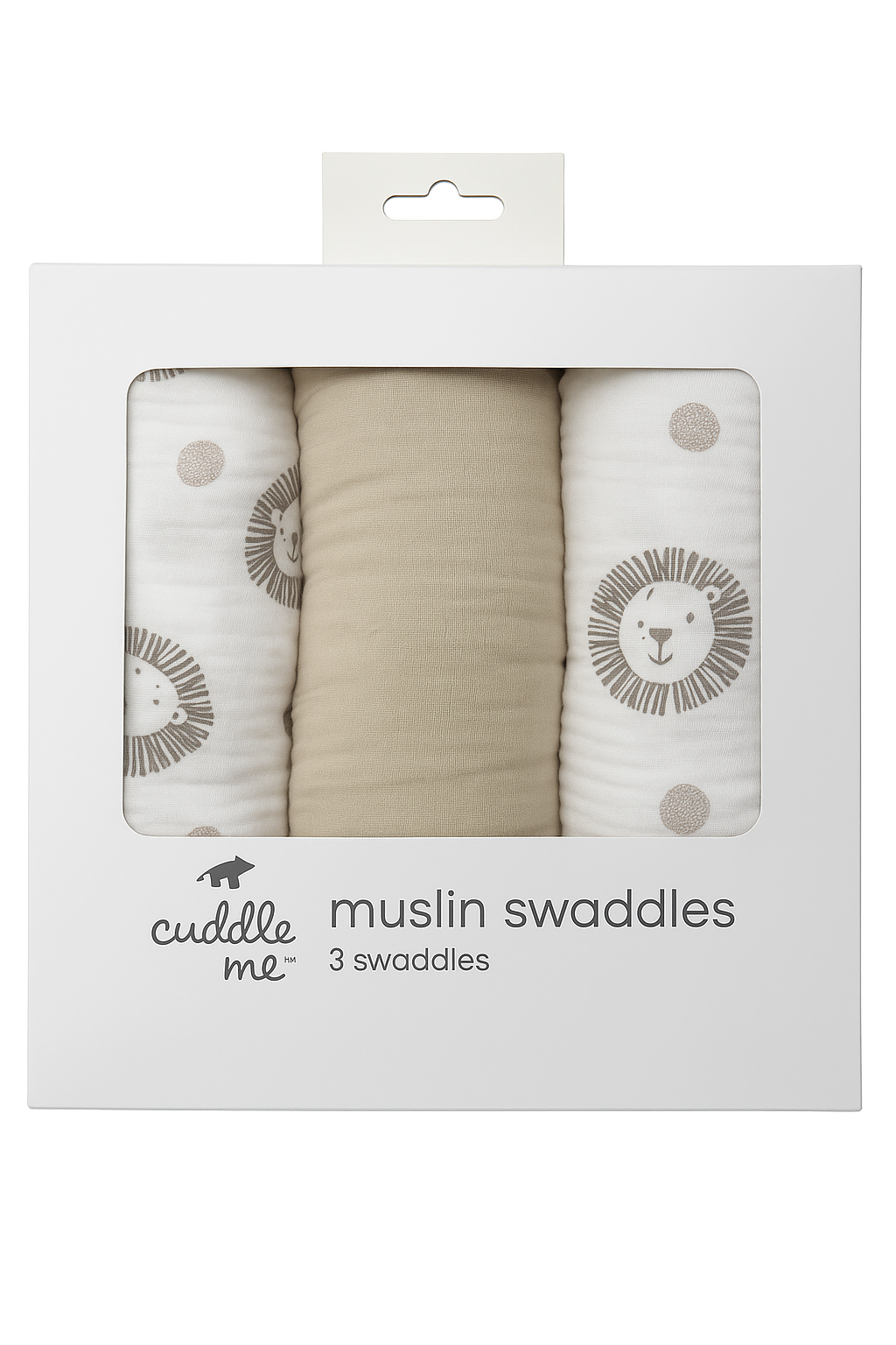 Cuddle Me 3pk Swaddle Blankets