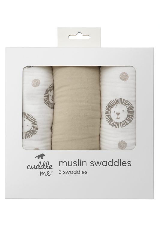 Cuddle Me 3pk Swaddle Blankets