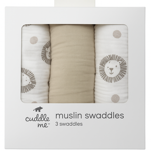 Cuddle Me 3pk Swaddle Blankets