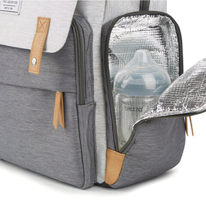 NoJo Eddie Bauer Cascades Backpack Diaper Bag Gray