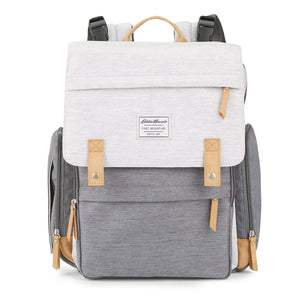 NoJo Eddie Bauer Cascades Backpack Diaper Bag Gray
