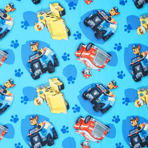 NoJo Paw Patrol Calling All Pups 4 Piece Toddler Bed Set Includes - Comforter, Fitted Bottom Sheet, Flat Top Sheet, Reversible Pillowcase