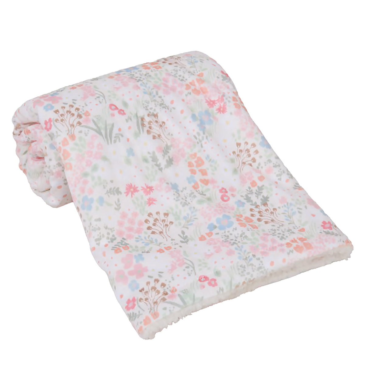 mini by Motherhood - Petal & Bloom Sherpa Baby Blanket