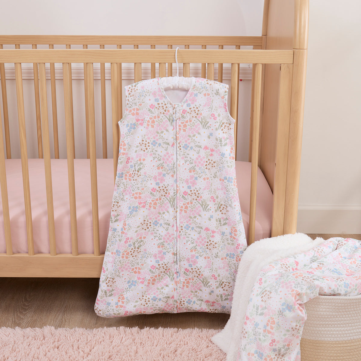 mini by Motherhood - Petal & Bloom Wearable Sleep Blanket (Medium 6-12 mo.)