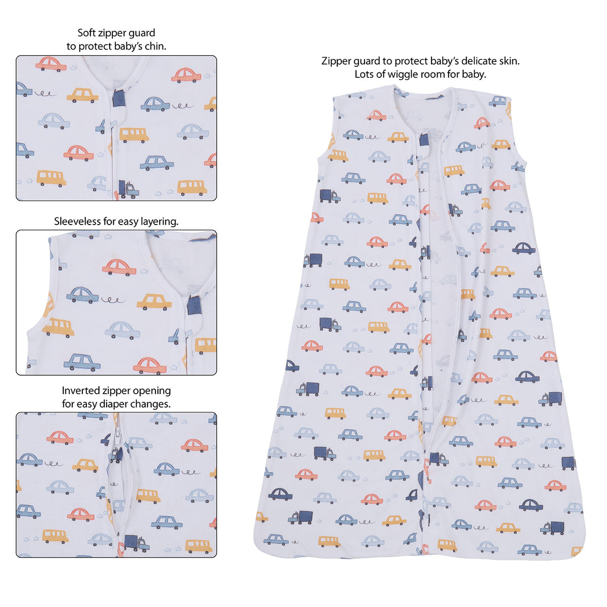 mini by Motherhood - Tiny Cruisers Wearable Sleep Blanket (Medium 6-12 mo.)