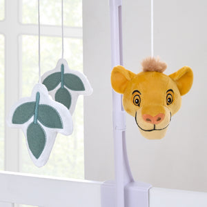 Disney Lion King - Wild About You Tan and Teal Plush Simba Musical Mobile