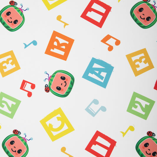 NoJo CoComelon Learning is Fun 2 Piece Toddler Sheet Set
