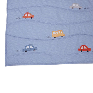 mini by Motherhood - Tiny Cruisers 3 Piece Crib Bedding Set, Comforter and Two Fitted Crib Sheets