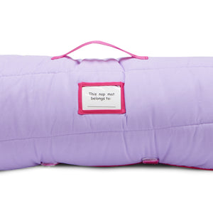 NoJo Unicorn Toddler Nap Mat - Includes Attached Pillow and Fleece Blanket