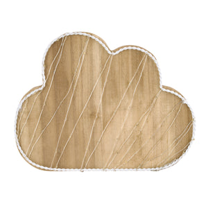 Little Love by NoJo Cloud Shaped Lighted LED Natural Wood Wall Decor