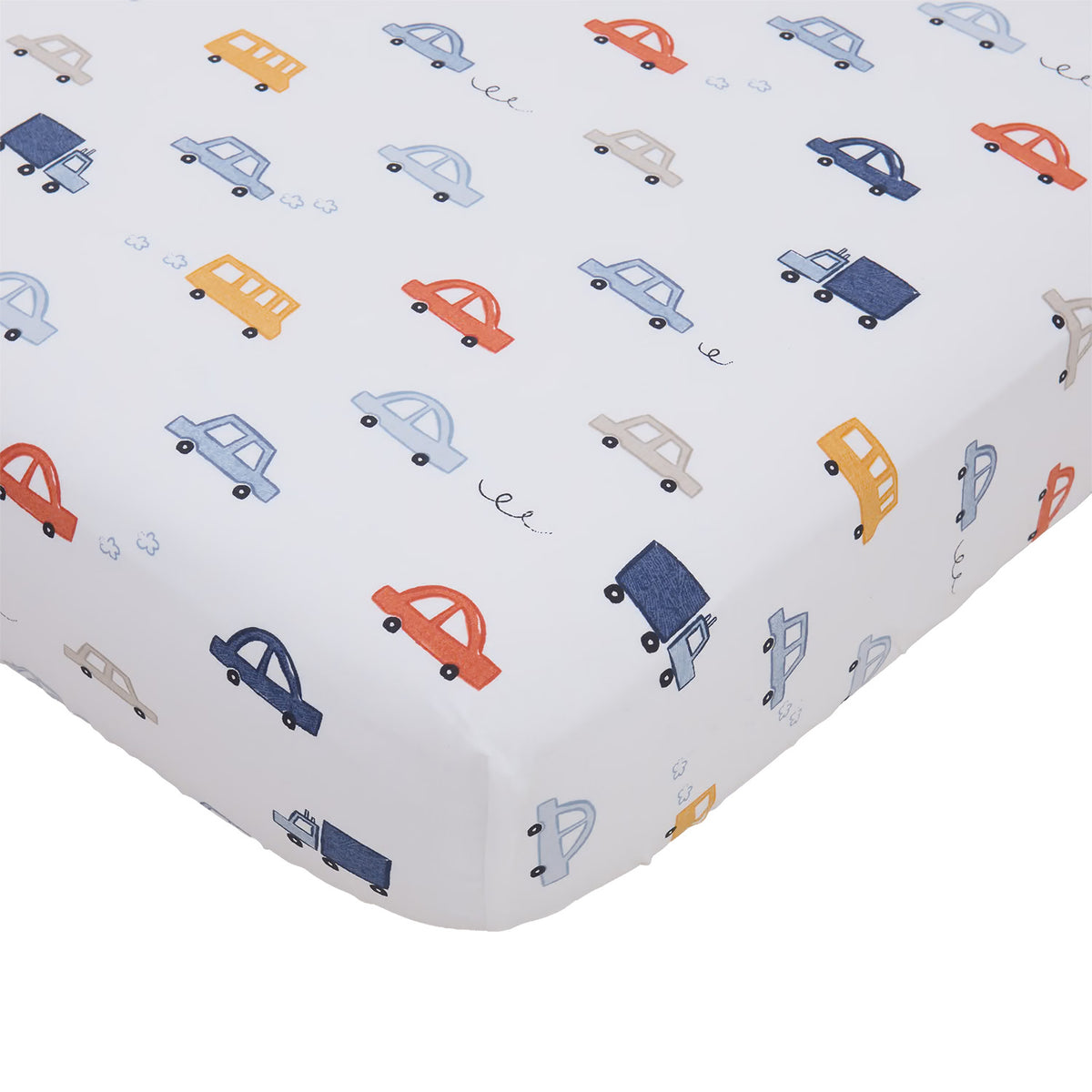 mini by Motherhood - Tiny Cruisers 3 Piece Crib Bedding Set, Comforter and Two Fitted Crib Sheets