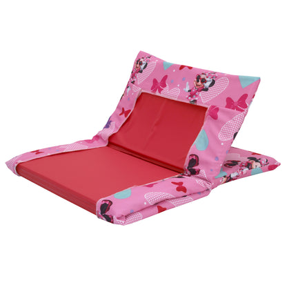 Disney Minnie Mouse - Pink, Aqua, and Purple 2 Pack Preschool Nap Pad Sheets