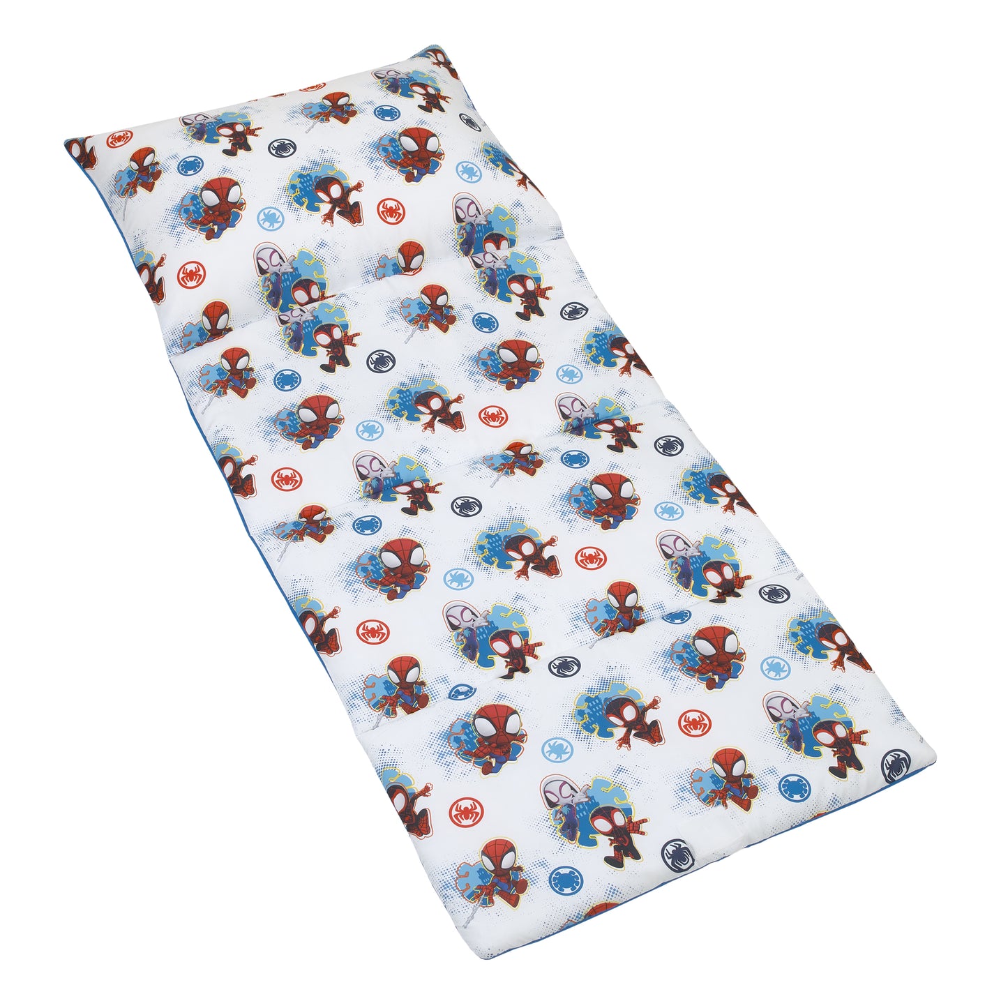 Marvel Spidey and his Amazing Friends Spidey Team Red, White, and Blue Deluxe Easy Fold Toddler Nap Mat