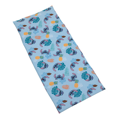 Disney Stitch Weird But Cute Blue, Teal and Coral Preschool Nap Pad Sheet
