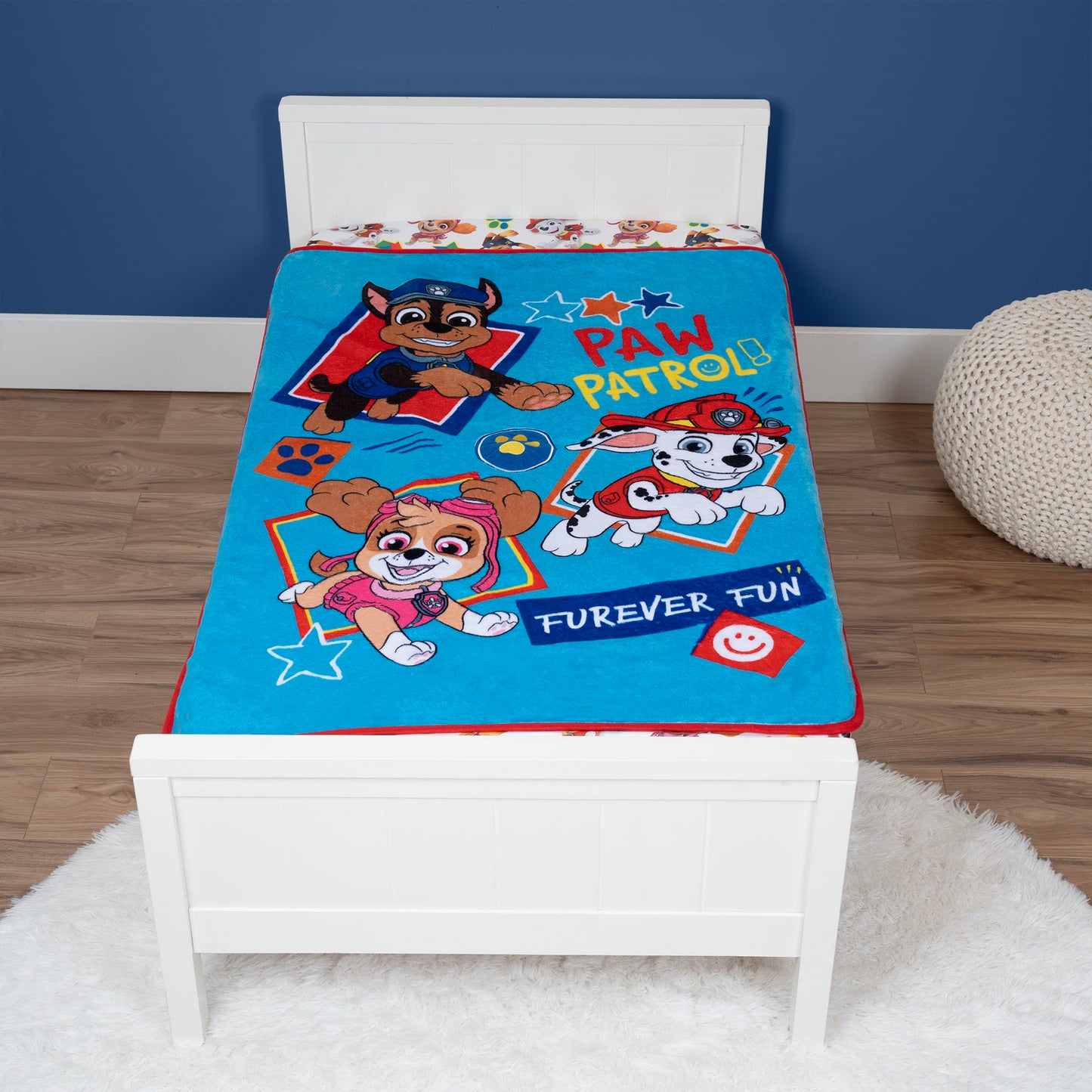 NoJo Paw Patrol Plush Musical Toddler Blanket