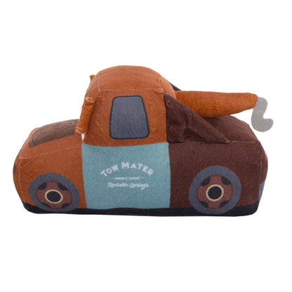 Disney Cars Mater Brown 3D Plush Decorative Toddler Pillow with Embroidery