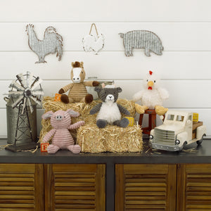Billy the Goat Grey and White Super Soft Plush Stuffed Animal
