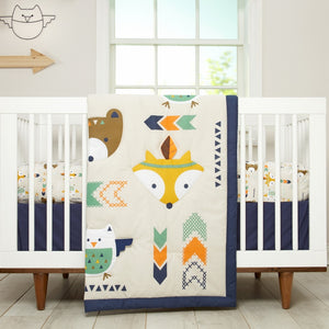 Little Love by NoJo Aztec 2 Pk Crib Sheet