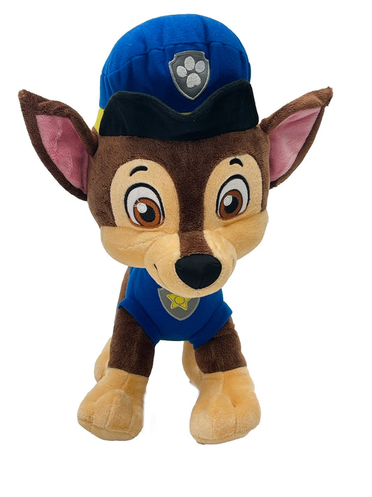 NoJo Paw Patrol Chase Plush Toddler Cuddle Pillow Blue and Brown