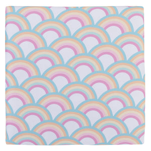 Everything Kids Rainbow Unicorn Pink, White and Rainbows 4 Piece Toddler Bed Set - Comforter, Fitted Bottom Sheet, Flat Top Sheet and Reversible Pillowcase
