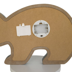 NoJo - Grey Bear Shaped Lighted Nursery DÃƒÂ©cor