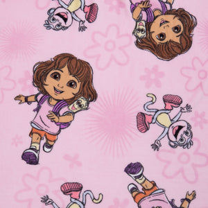 NoJo Dora Adventure Awaits Toddler Blanket, Pink