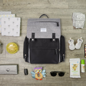 NoJo Eddie Bauer Cascades Backpack Diaper Bag Black