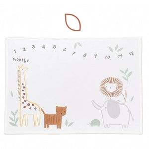 mini by Motherhood - Jungle Nest Milestone & Marker Baby Blanket