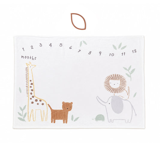 mini by Motherhood - Jungle Nest Milestone & Marker Baby Blanket