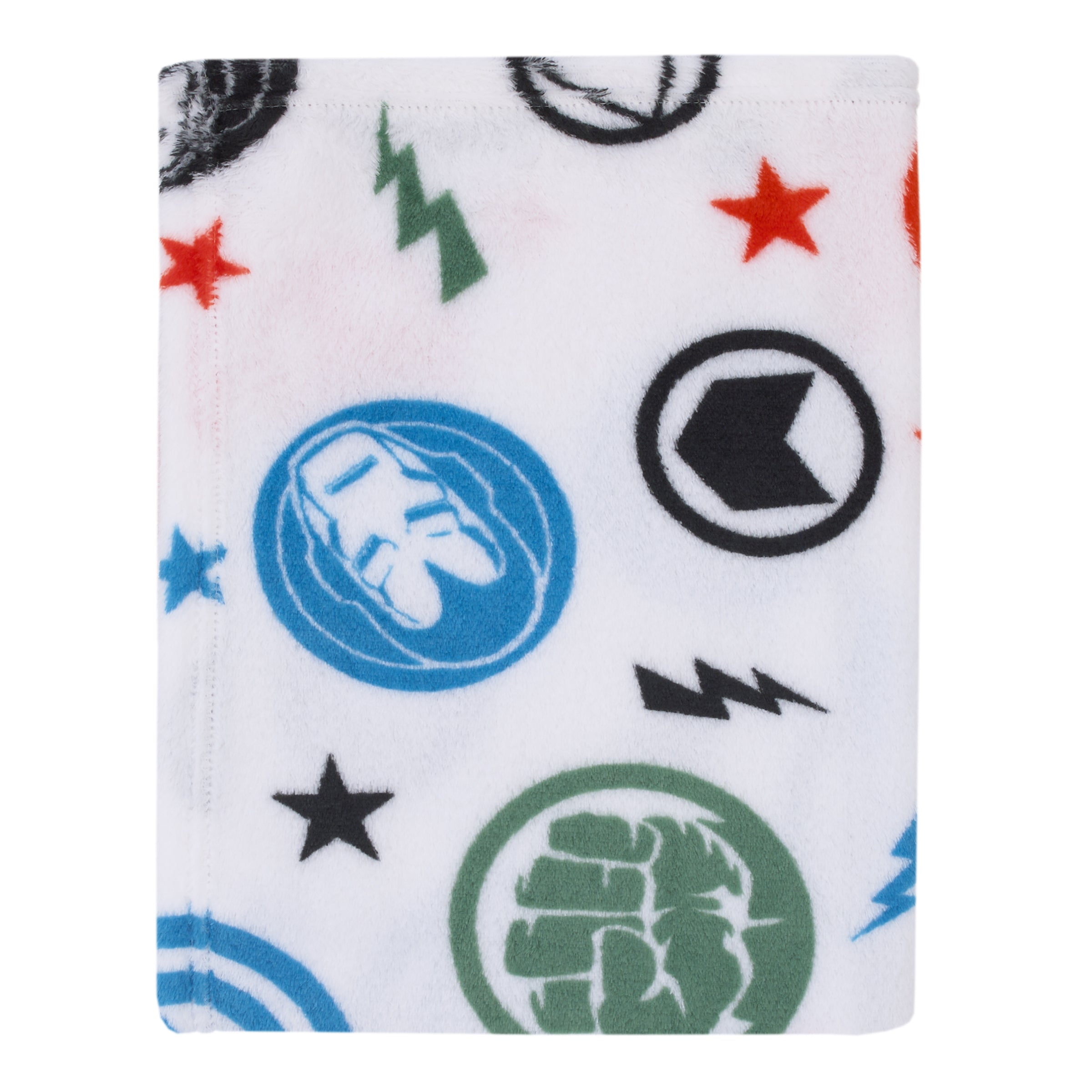 Marvel The Avengers Red White and Blue Super Soft Baby Blanket NoJo Baby