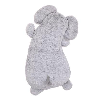 Little Love by NoJo Grey and Charcoal Oversized Sleepy Elephant Plush Stuffed Animal