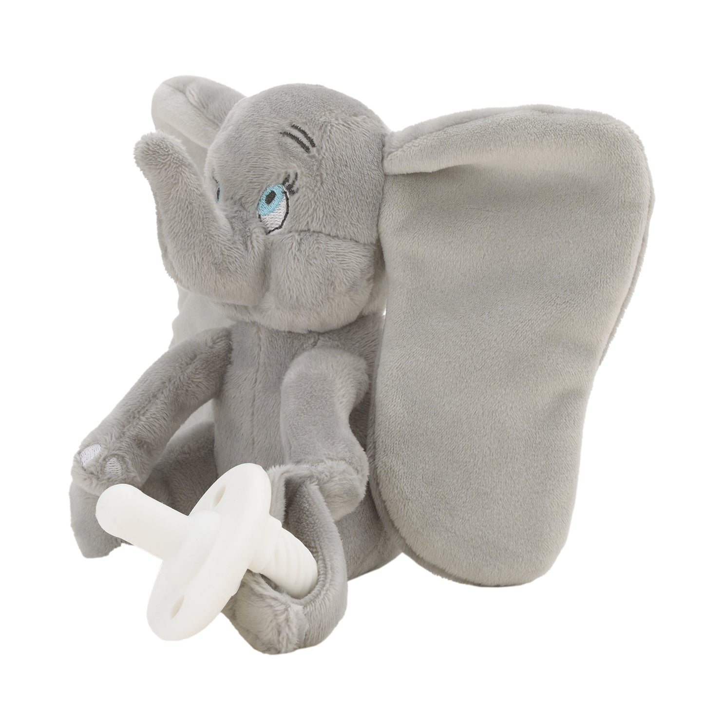 Disney Dumbo Grey Super Soft Plush Pacifier Buddy