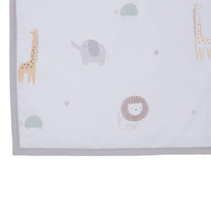 mini by Motherhood - Jungle Nest 3 Piece Crib Bedding Set, Comforter and Two Fitted Crib Sheets