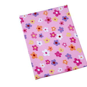Everything Kids Fairytale Pink, Green and Teal, Castle, Frog, Flowers 4 Piece Toddler Bed Set - Comforter, Fitted Bottom Sheet, Flat Top Sheet, Reversible Pillowcase