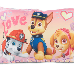 NoJo Paw Patrol Skye We're A Team 4 Piece Toddler Bed Set - Includes Comforter, Fitted Bottom Sheet, Flat Top Sheet, Reversible Pillowcase