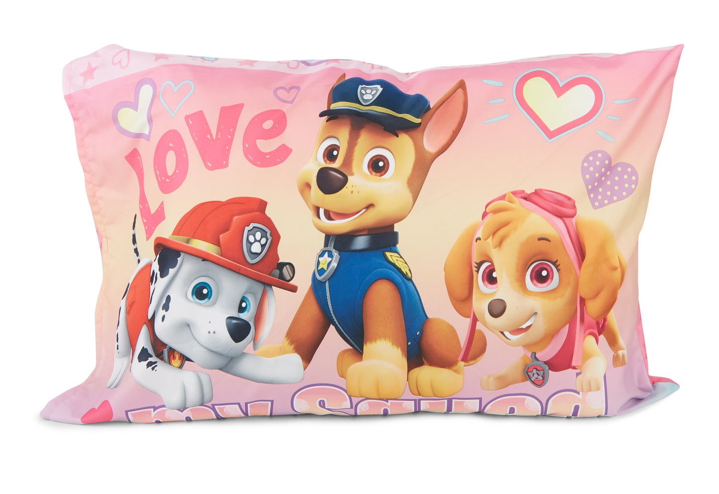 NoJo Paw Patrol Skye We're A Team 4 Piece Toddler Bed Set - Includes Comforter, Fitted Bottom Sheet, Flat Top Sheet, Reversible Pillowcase