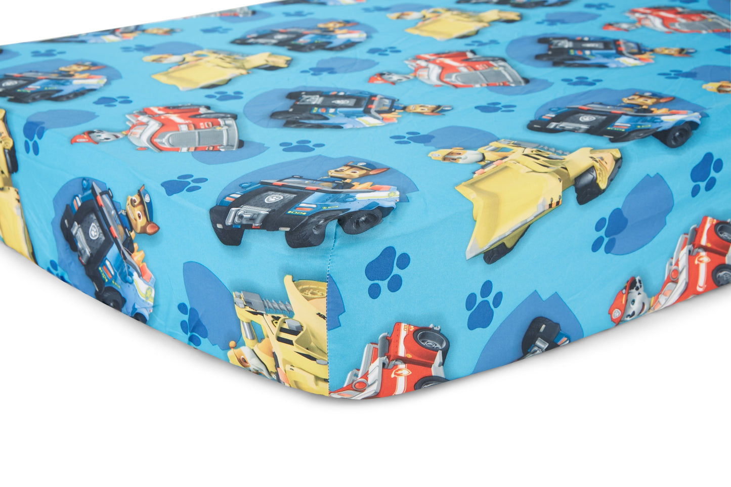 NoJo Paw Patrol Calling All Pups 4 Piece Toddler Bed Set Includes - Comforter, Fitted Bottom Sheet, Flat Top Sheet, Reversible Pillowcase