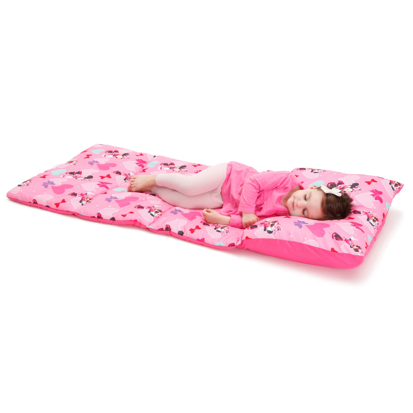 Disney Minnie Mouse Easy-Fold Toddler Nap Mat in Pink