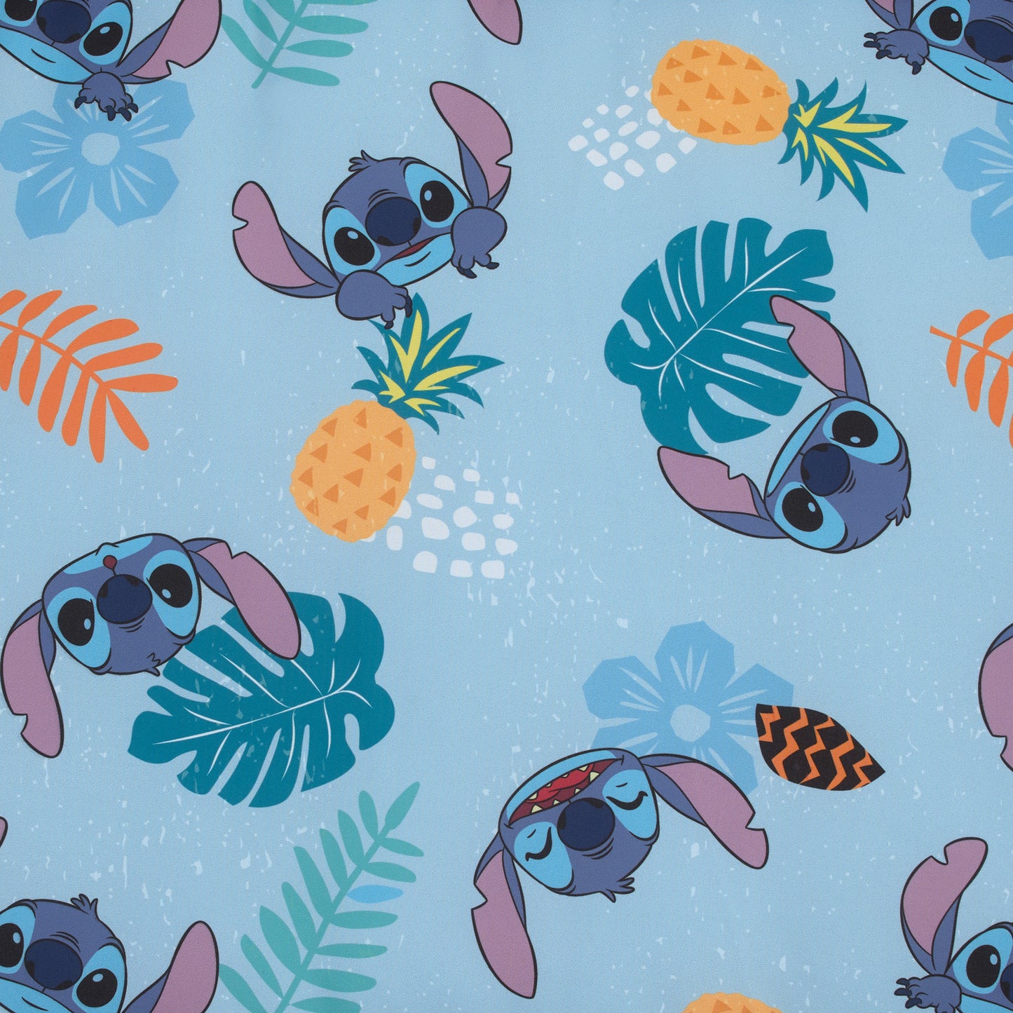 Disney Stitch Weird But Cute Blue, Teal and Coral Deluxe Easy Fold Toddler Nap Mat