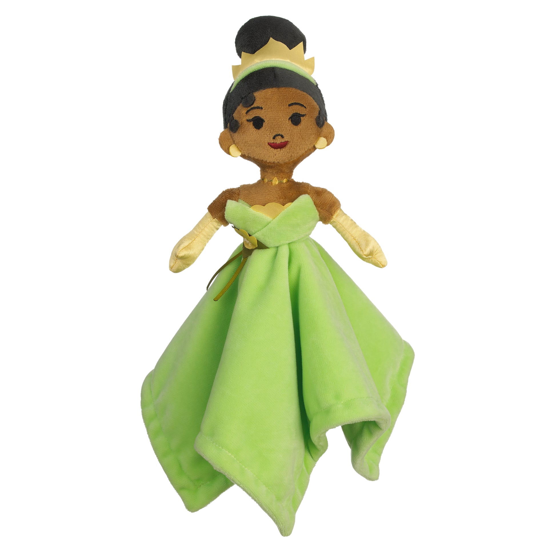 Disney Tiana Green and Yellow Security Baby Blanket Disney Tiana Green and Yellow Security Baby Blanket