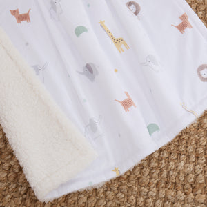 mini by Motherhood - Jungle Nest Sherpa Baby Blanket