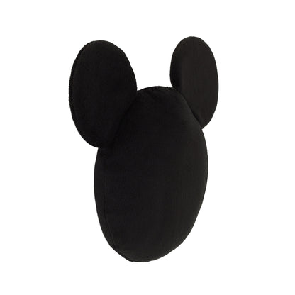 Disney Mickey Mouse Shaped Black Plush 3 Piece Wall Décor
