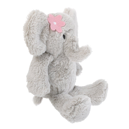 Carter's Floral Elephant Gray Plush Stuffed Animal