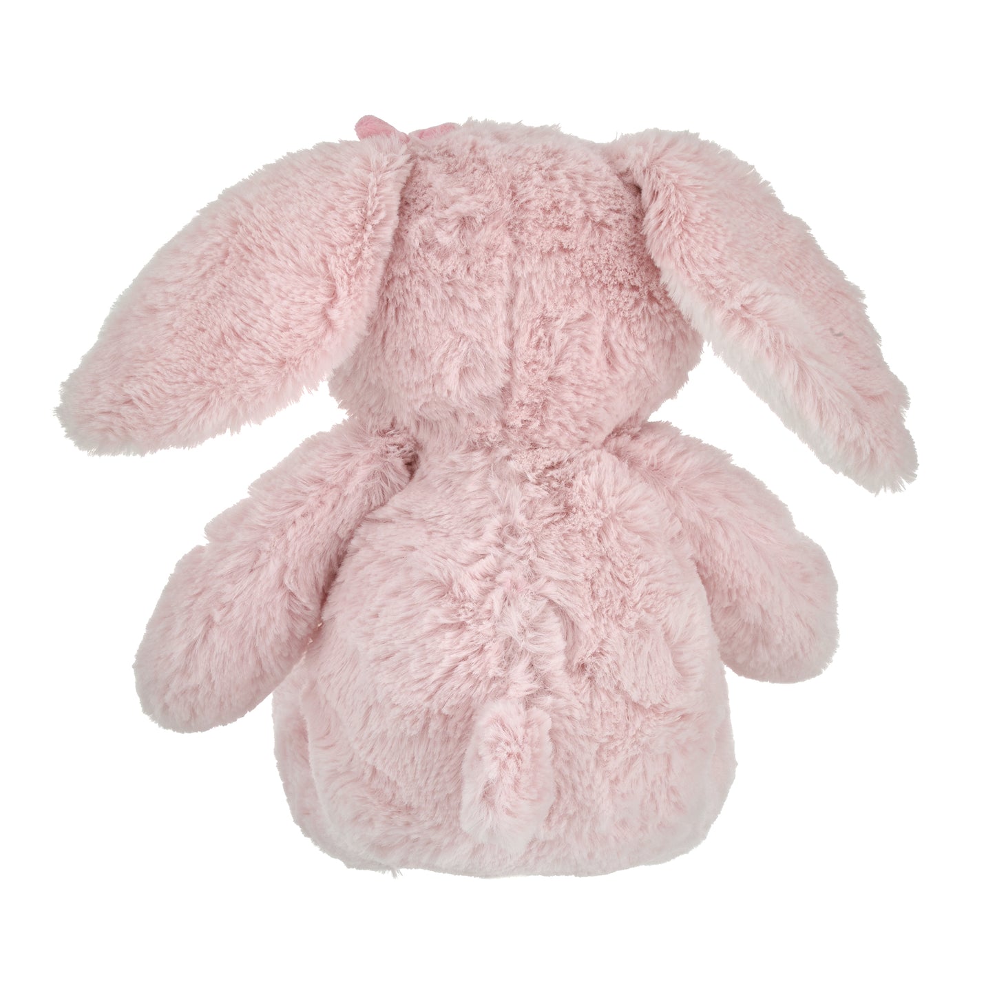 NoJo Keep Blooming Pink and White Super Soft Plush Stuffed Animal Bunny with Flower - "Opal"