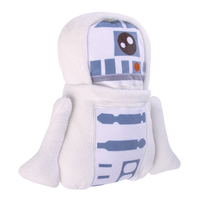 Star Wars R2D2 Blue and White Super Soft Character Shaped Toddler Blanket