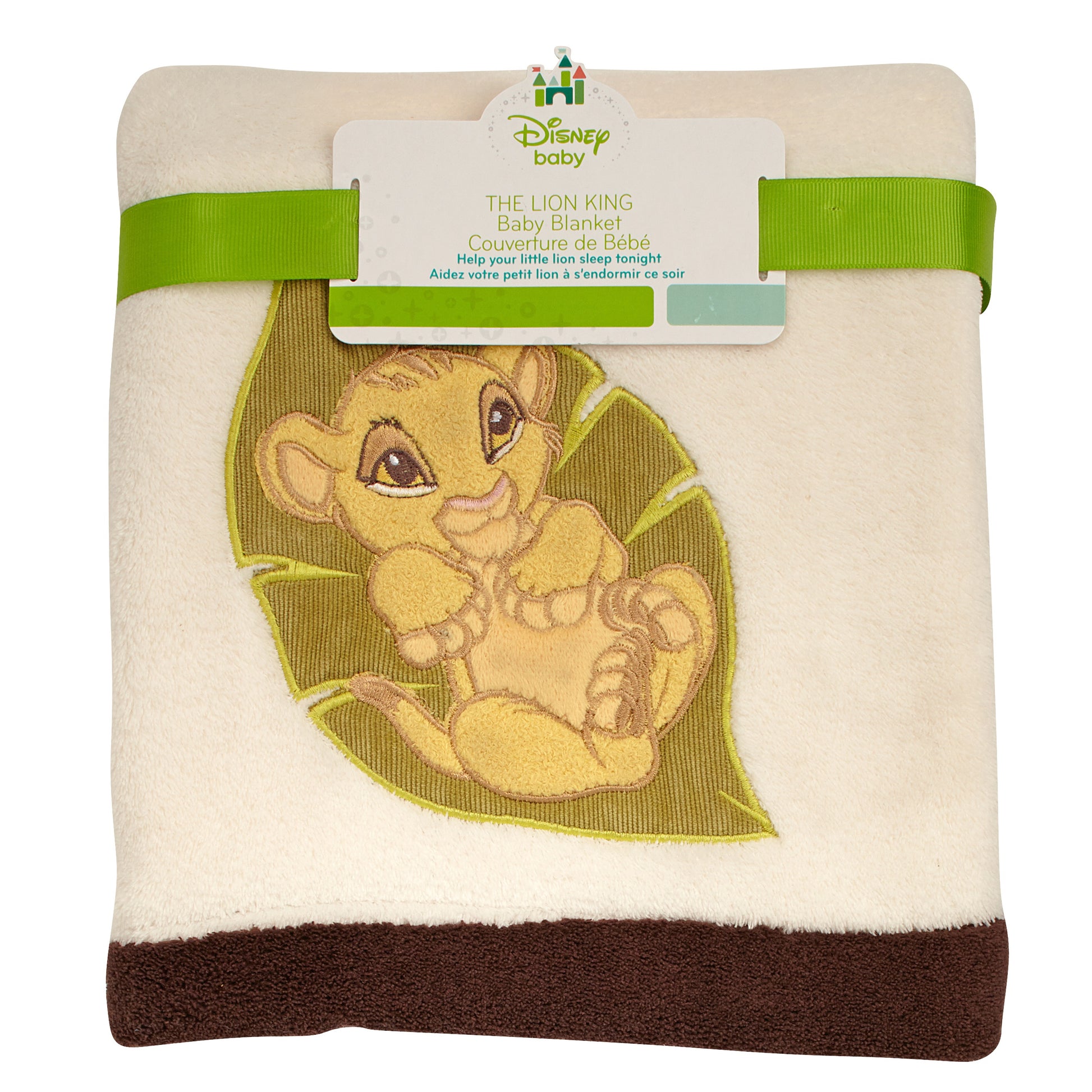 NoJo Disney Lion King Simba's Wild Adventure Super Soft Appliqued Baby Blanket